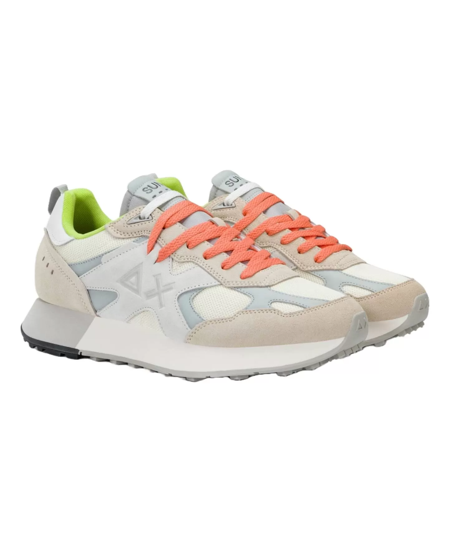 SUN68 Sneakers Uomo Z35115 JAKI OUTDOOR PE 2025 in tessuto stile runner con logo - Foto 6 di 8
