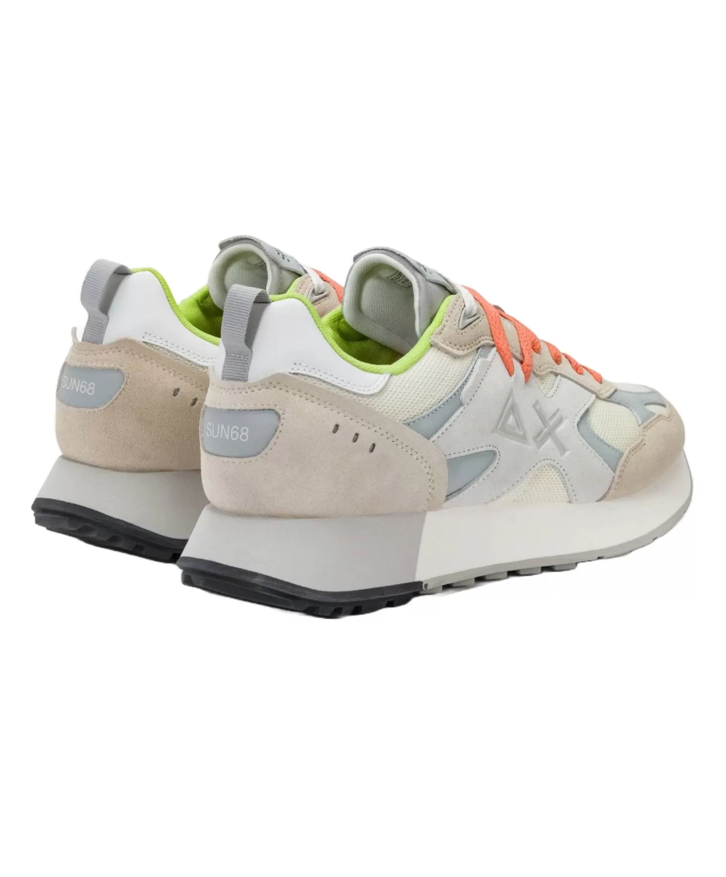SUN68 Sneakers Uomo Z35115 JAKI OUTDOOR PE 2025 in tessuto stile runner con logo - Foto 7 di 8