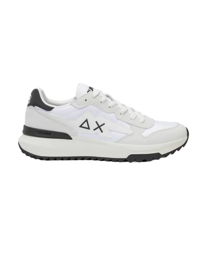 Sneaker Uomo bianca con dettagli neri Z35120 NIKI 2.0 SOLID|SUN68 Sneaker Uomo bianca con dettagli neri Z35120 NIKI 2.0 SOLID|SUN68