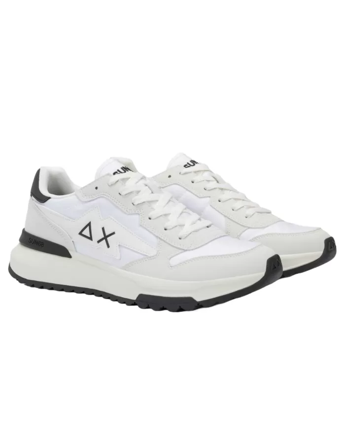 Sneaker Uomo bianca con dettagli neri Z35120 NIKI 2.0 SOLID|SUN68 Sneaker Uomo bianca con dettagli neri Z35120 NIKI 2.0 SOLID|SUN68