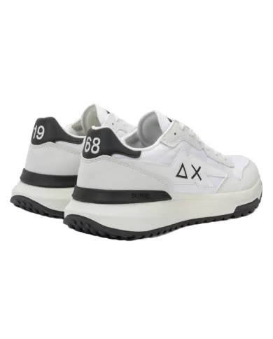 Sneaker Uomo bianca con dettagli neri Z35120 NIKI 2.0 SOLID|SUN68