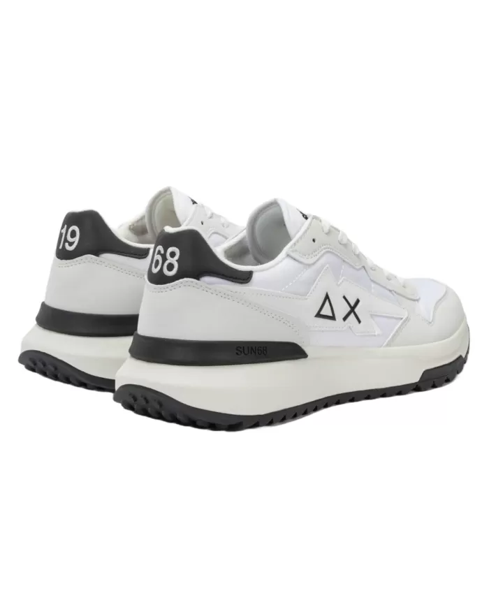 Sneaker Uomo bianca con dettagli neri Z35120 NIKI 2.0 SOLID|SUN68 Sneaker Uomo bianca con dettagli neri Z35120 NIKI 2.0 SOLID|SUN68
