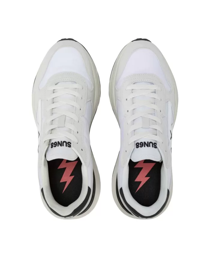 Sneaker Uomo bianca con dettagli neri Z35120 NIKI 2.0 SOLID|SUN68 Sneaker Uomo bianca con dettagli neri Z35120 NIKI 2.0 SOLID|SUN68