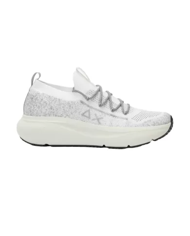 Sneakers Uomo bianca flessibile Z35127 JUPITER KNIT|SUN68