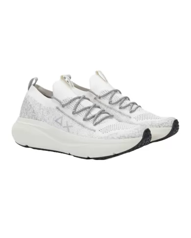Sneakers Uomo bianca flessibile Z35127 JUPITER KNIT|SUN68