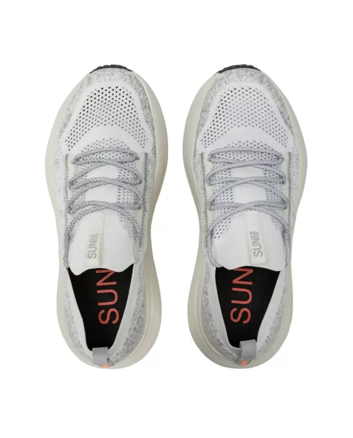 Sneakers Uomo bianca flessibile Z35127 JUPITER KNIT|SUN68 Sneakers Uomo bianca flessibile Z35127 JUPITER KNIT|SUN68