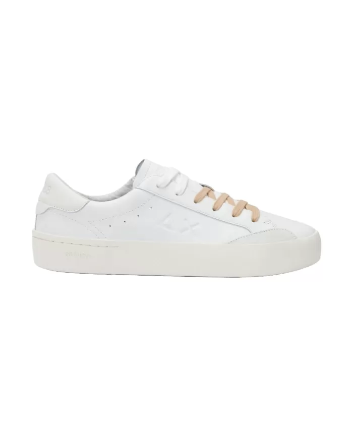Sneakers Uomo bianca in pelle Z35140 STREET LEATHER|SUN68 Sneakers Uomo bianca in pelle Z35140 STREET LEATHER|SUN68