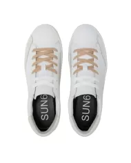 Sneakers Uomo bianca in pelle Z35140 STREET LEATHER|SUN68