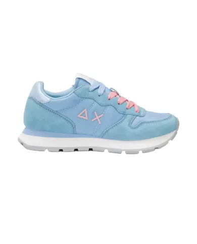 Sneakers Donna azzurra in tessuto Z35201 ALLY SOLID NYLON|SUN68
