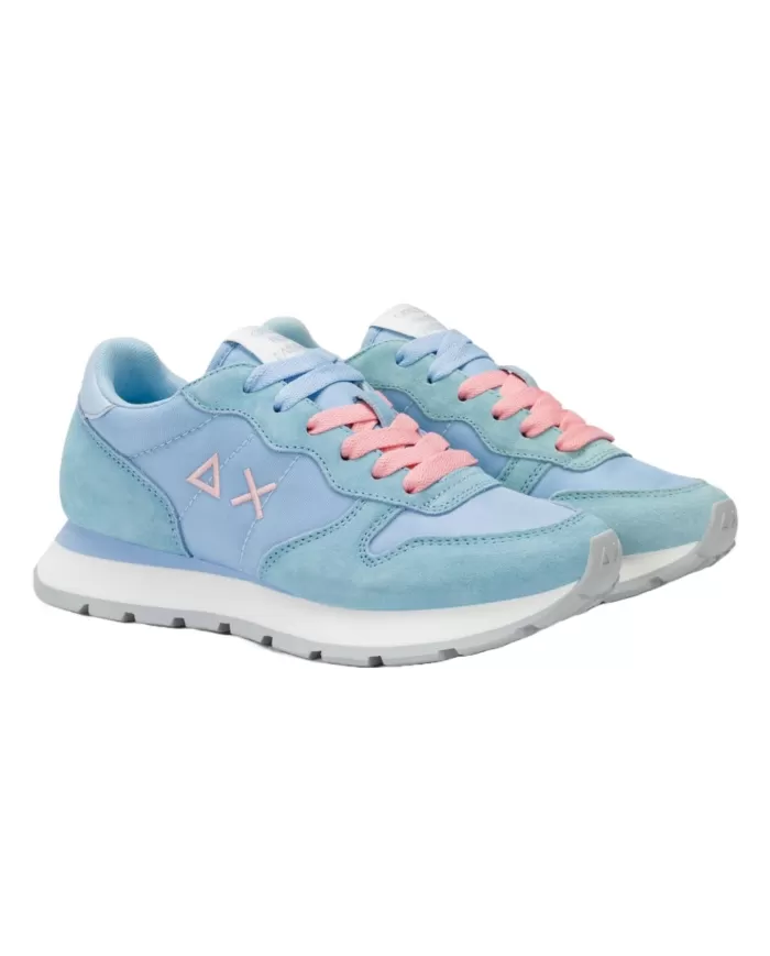 Sneakers Donna azzurra in tessuto Z35201 ALLY SOLID NYLON|SUN68 Sneakers Donna azzurra in tessuto Z35201 ALLY SOLID NYLON|SUN68