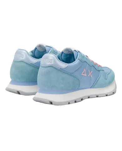 Sneakers Donna azzurra in tessuto Z35201 ALLY SOLID NYLON|SUN68