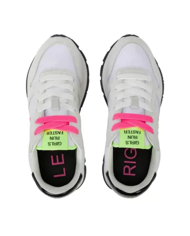 Sneakers Donna bianche con dettagli fuxia Z35201 ALLY SOLID NYLON|SUN68
