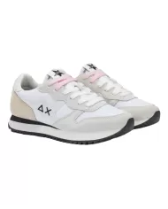 Sneakers Donna bianca tessuto/camoscio Z35212 STARGIRL GLITTER|SUN68 Sneakers Donna bianca tessuto/camoscio Z35212 STARGIRL GLITTER|SUN68