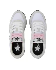 Sneakers Donna bianca tessuto/camoscio Z35212 STARGIRL GLITTER|SUN68 Sneakers Donna bianca tessuto/camoscio Z35212 STARGIRL GLITTER|SUN68