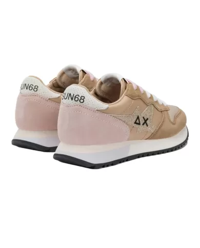 Sneakers Donna rosa /beige in tessuto Z35212 STARGIRL GLITTER|SUN68
