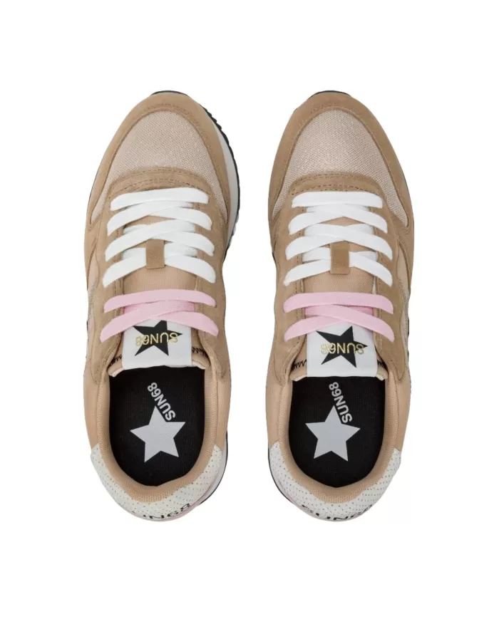 Sneakers Donna rosa /beige in tessuto Z35212 STARGIRL GLITTER|SUN68 Sneakers Donna rosa /beige in tessuto Z35212 STARGIRL GLITTER|SUN68