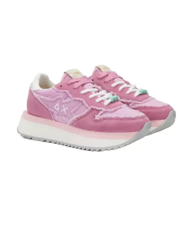 Sneakers Donna rosa ciclamino Z35216 BIG STARGIRL CANVA|SUN68 Sneakers Donna rosa ciclamino Z35216 BIG STARGIRL CANVA|SUN68