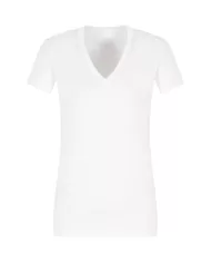 T-shirt Donna bianca scollo a V XW000606 AF10355|ARMANI EXCHANGE