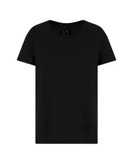 T-shirt Donna nera in cotone regular fit XW000830 AF10356|ARMANI EXCHANGE T-shirt Donna nera in cotone regular fit XW000830 AF10356|ARMANI EXCHANGE