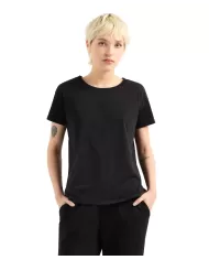 T-shirt Donna nera in cotone regular fit XW000830 AF10356|ARMANI EXCHANGE T-shirt Donna nera in cotone regular fit XW000830 AF10356|ARMANI EXCHANGE