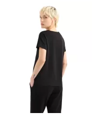 T-shirt Donna nera in cotone regular fit XW000830 AF10356|ARMANI EXCHANGE T-shirt Donna nera in cotone regular fit XW000830 AF10356|ARMANI EXCHANGE