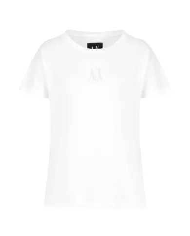 T-shirt Donna bianca in cotone XW000830 AF10356|ARMANI EXCHANGE T-shirt Donna bianca in cotone XW000830 AF10356|ARMANI EXCHANGE