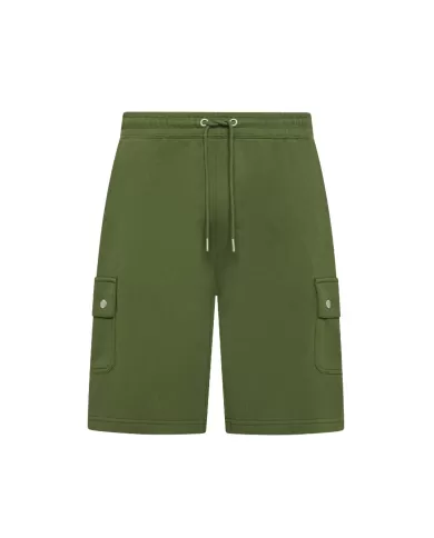 Bermuda Uomo verde in cotone stile cargo F35137|SUN68