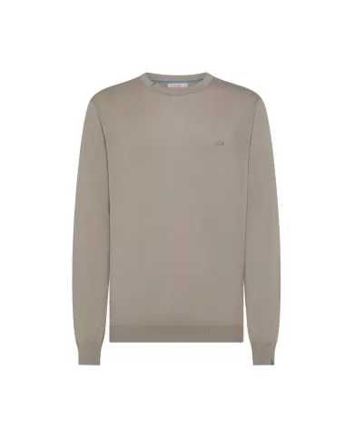 Maglia Uomo grigio chiaro regular fit K35101|SUN68 Maglia Uomo grigio chiaro regular fit K35101|SUN68