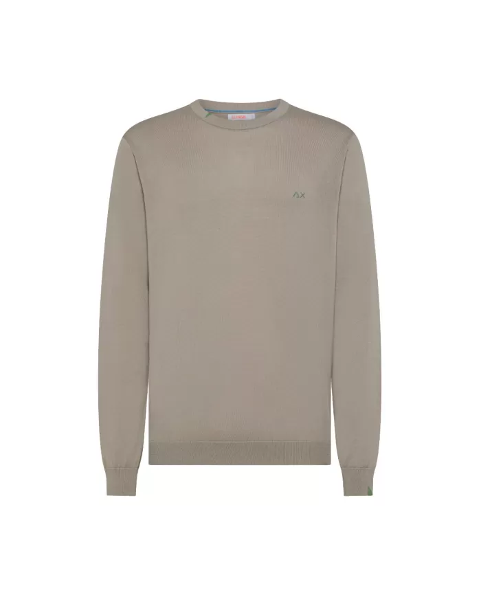 Maglia Uomo grigio chiaro regular fit K35101|SUN68 Maglia Uomo grigio chiaro regular fit K35101|SUN68