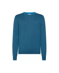 Maglia Uomo avio scuro con bande a contrasto K35109|SUN68