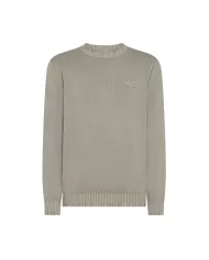 Maglia Uomo grigio chiaro in cotone K35133|SUN68 Maglia Uomo grigio chiaro in cotone K35133|SUN68