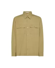 Camicia Uomo beige in cotone con tasconi S35113|SUN68