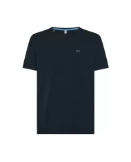 T-shirt Uomo blu con taschino T35101|SUN68