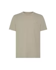 T-shirt Uomo grigio chiaro con logo a ricamo T35115|SUN68