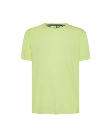 T-shirt Uomo verde oliva in cotone fiammato regular fit T35118|SUN68