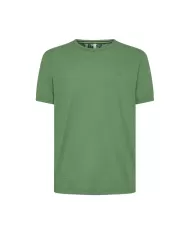 T-shirt Uomo verde salvia in cotone fiammato regular fit T35118|SUN68