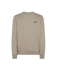 Felpa Uomo grigio chiaro in cotone F35103|SUN68