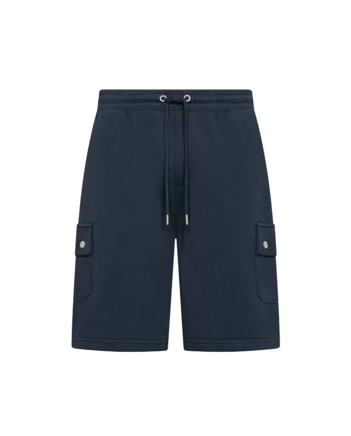 Bermuda Uomo blu stile gym con tasconi F35137|SUN68 Bermuda Uomo blu stile gym con tasconi F35137|SUN68