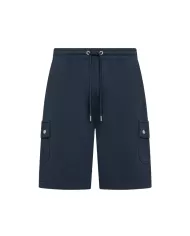 Bermuda Uomo blu stile gym con tasconi F35137|SUN68