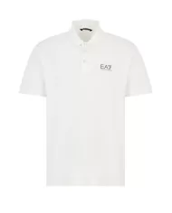 Polo Uomo bianca in cotone 7M000182 AF10373|EA7