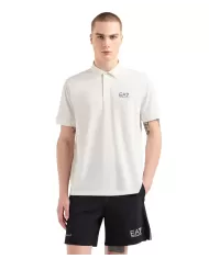 Polo Uomo bianca in cotone 7M000182 AF10373|EA7