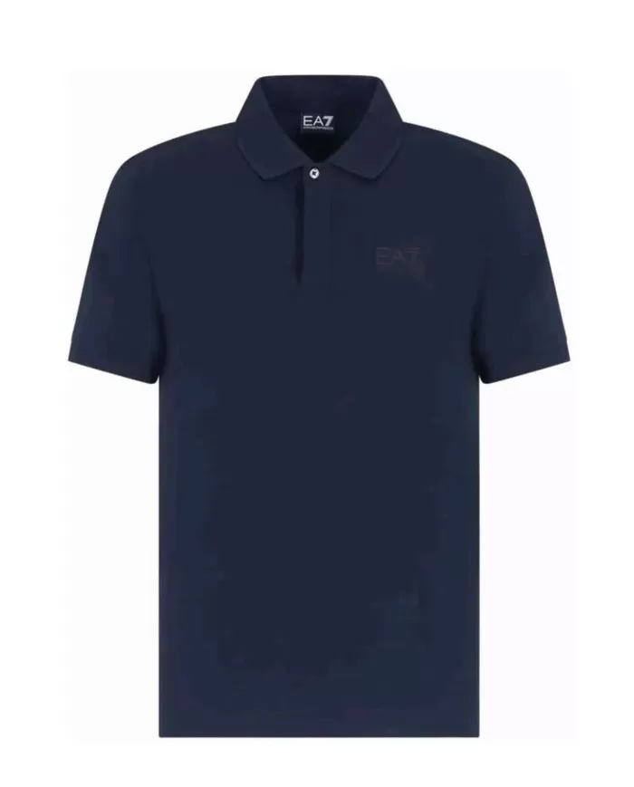 Polo Uomo blu scuro in cotone 7M000182 AF10373|EA7 Polo Uomo blu scuro in cotone 7M000182 AF10373|EA7