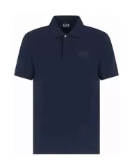 Polo Uomo blu scuro in cotone 7M000182 AF10373|EA7