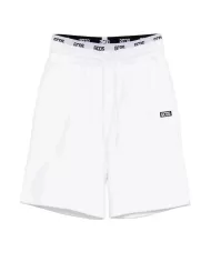 Bermuda Uomo bianco con elastico logato A2EU3116UW0|GCDS Essential