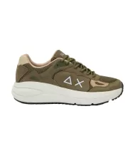 Sneakers Uomo militare in tessuto/camoscio Z35128 JUPITER SUEDE|SUN68 Sneakers Uomo militare in tessuto/camoscio Z35128 JUPITER SUEDE|SUN68