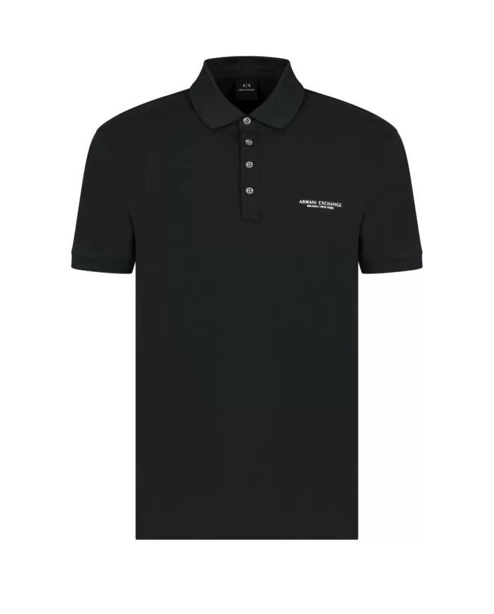 Polo Uomo verdone in cotone 8NZF80 Z8H4Z|ARMANI EXCHANGE Polo Uomo verdone in cotone 8NZF80 Z8H4Z|ARMANI EXCHANGE