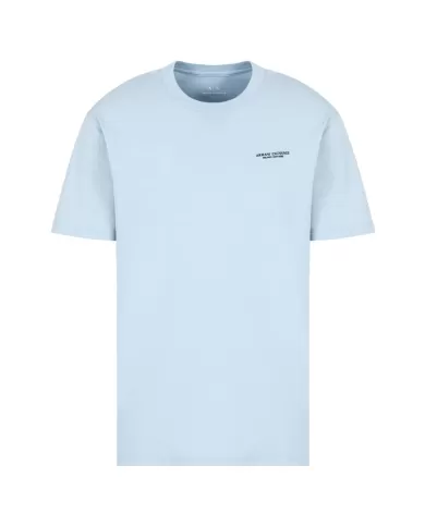T-shirt Uomo azzurra in cotone 8NZT91 Z8H4Z|ARMANI EXCHANGE