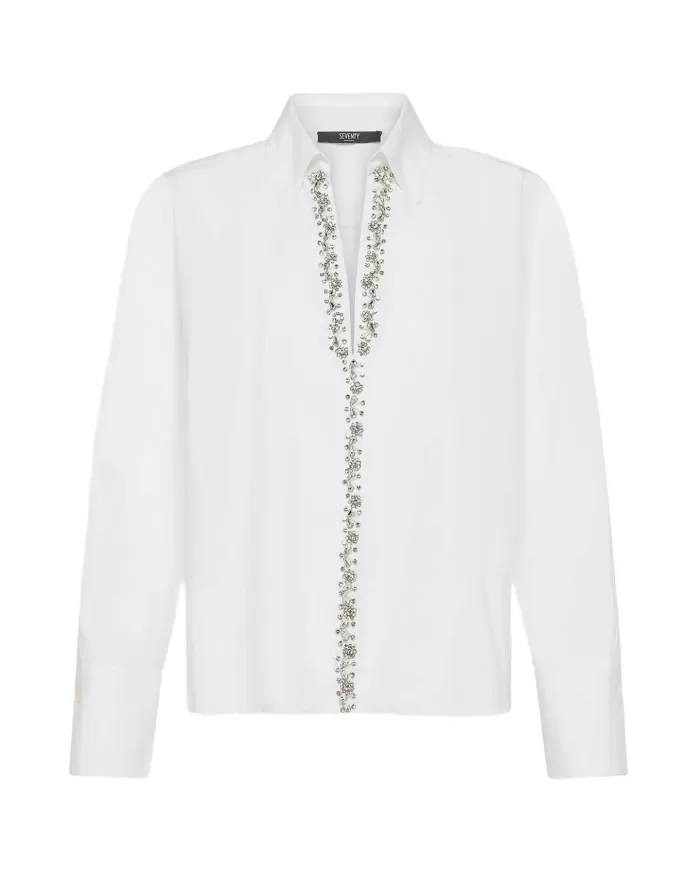 Camicia Donna cotone ricamo di pietre CA1427 50 780084|SEVENTY 19.70 Camicia Donna cotone ricamo di pietre CA1427 50 780084|SEVENTY 19.70