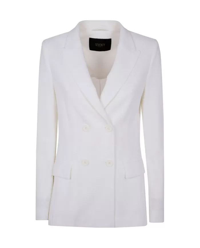 Giacca Donna panna stile blazer GI0736 70 500021|SEVENTY 19.70 Giacca Donna panna stile blazer GI0736 70 500021|SEVENTY 19.70