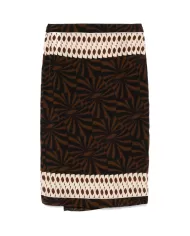 Gonna Donna color terra lunga a fantasia GO0762 450262|SEVENTY 19.70